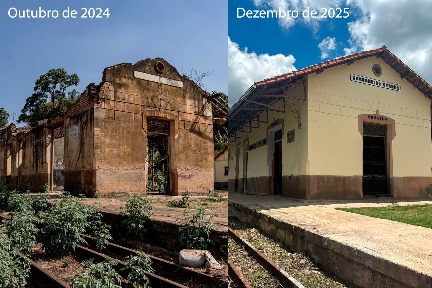 Estação de Engenheiro Corrêa renasce como novo polo de cultura e turismo em Ouro Preto